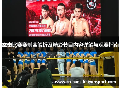 拳击比赛赛制全解析及精彩节目内容详解与观赛指南